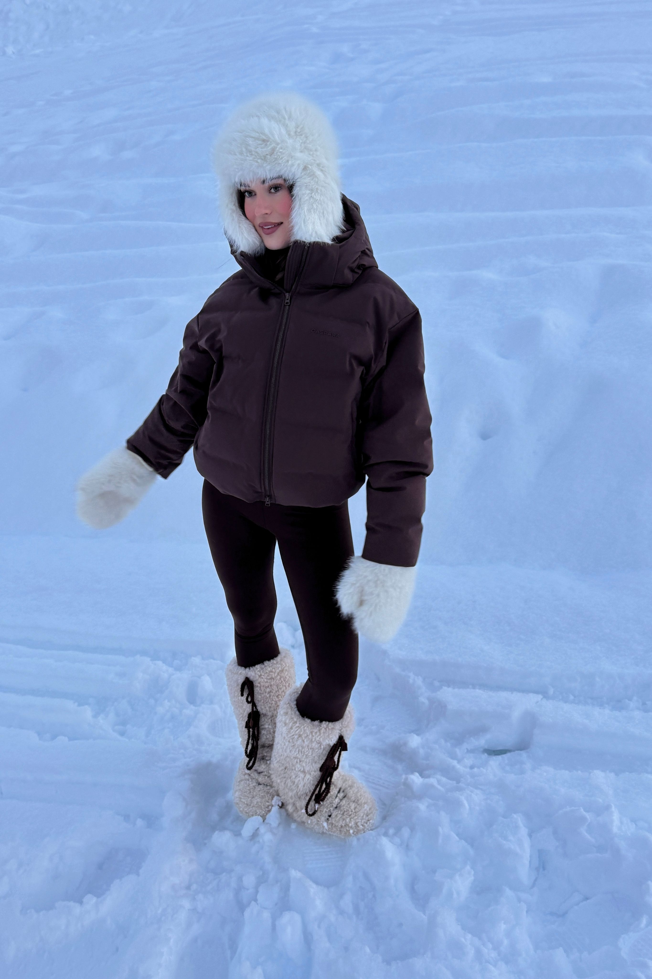 W. Aurora Puffer Jacket - Espresso